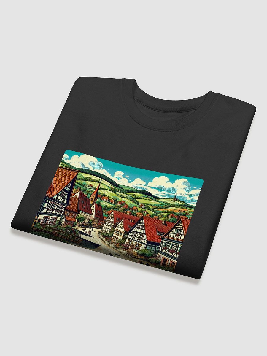 Rustic Village Vibes Sweatshirt | AIart Stuttgart city product image (36)