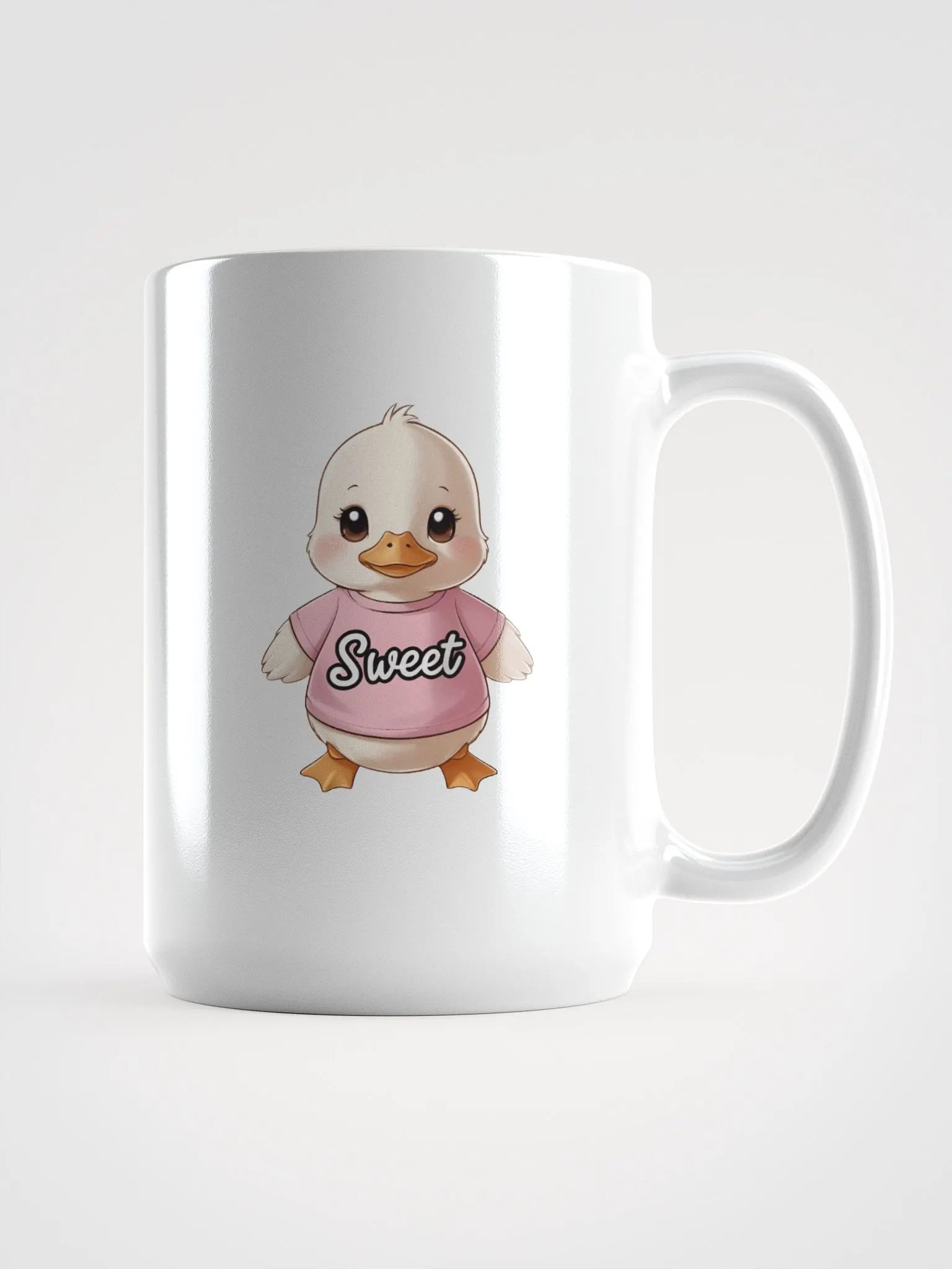 Sweet Duckling White Glossy Mug product image (1)