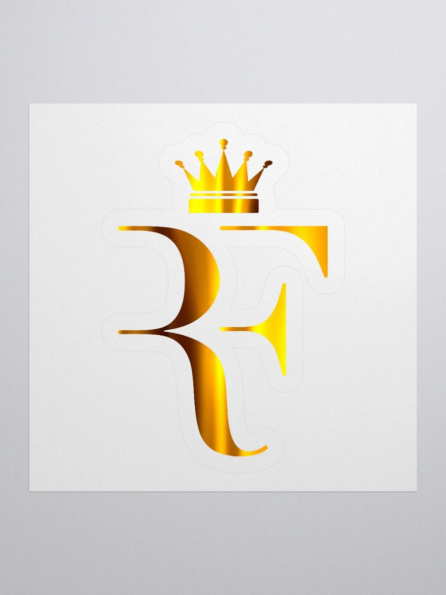Royal RF Crown Kiss Cut Stickers product image (2)