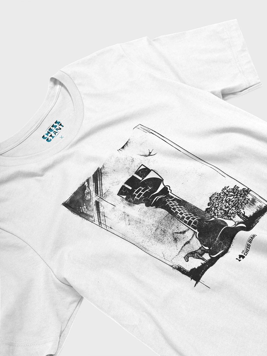 Grunge Chess: Medieval Rook unisex t-shirt product image (3)