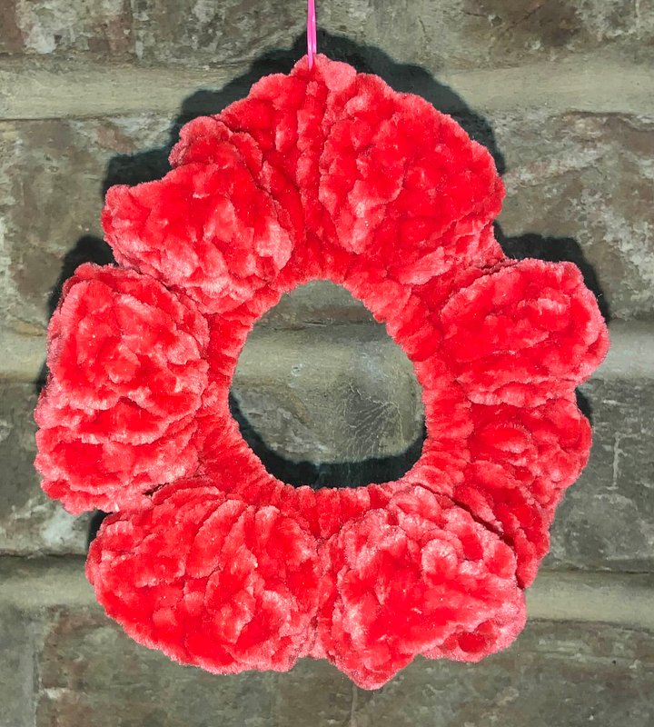 Fire Red Velvet Scrunchies product image (1)