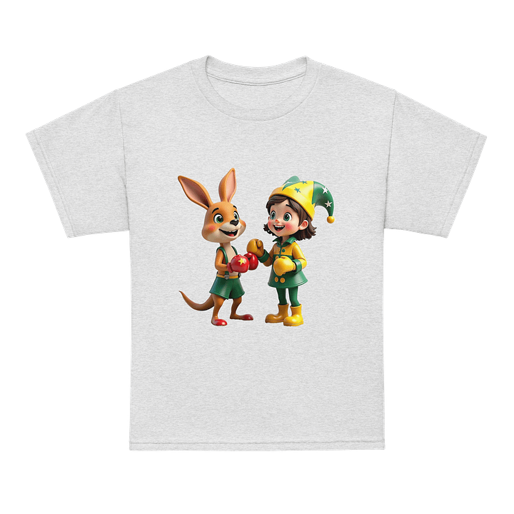 JessyJesty “Kanga Adventure” Youth Tee – Hops, Gloves & Aussie Wonder! product image (1)