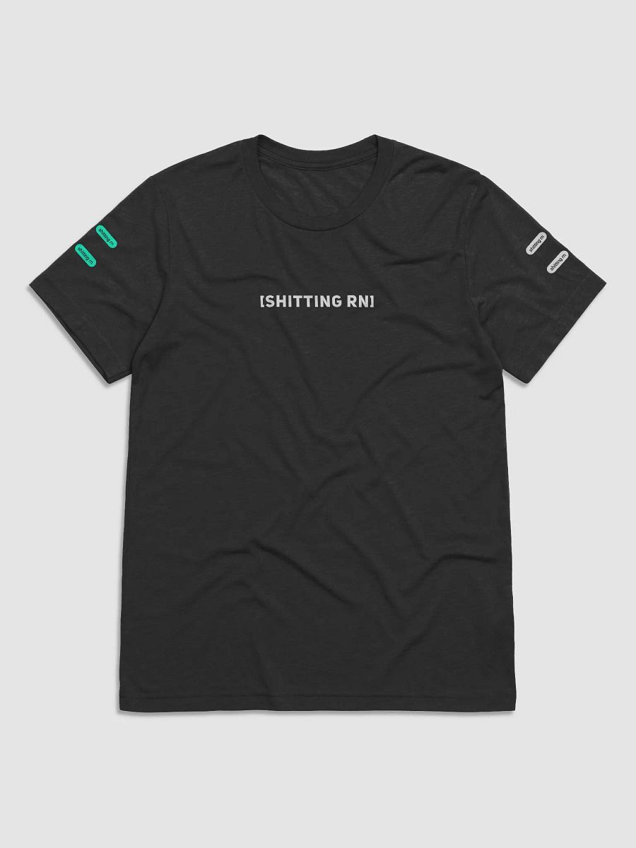 SHITTING RN T-SHIRT [BLACK] product image (1)