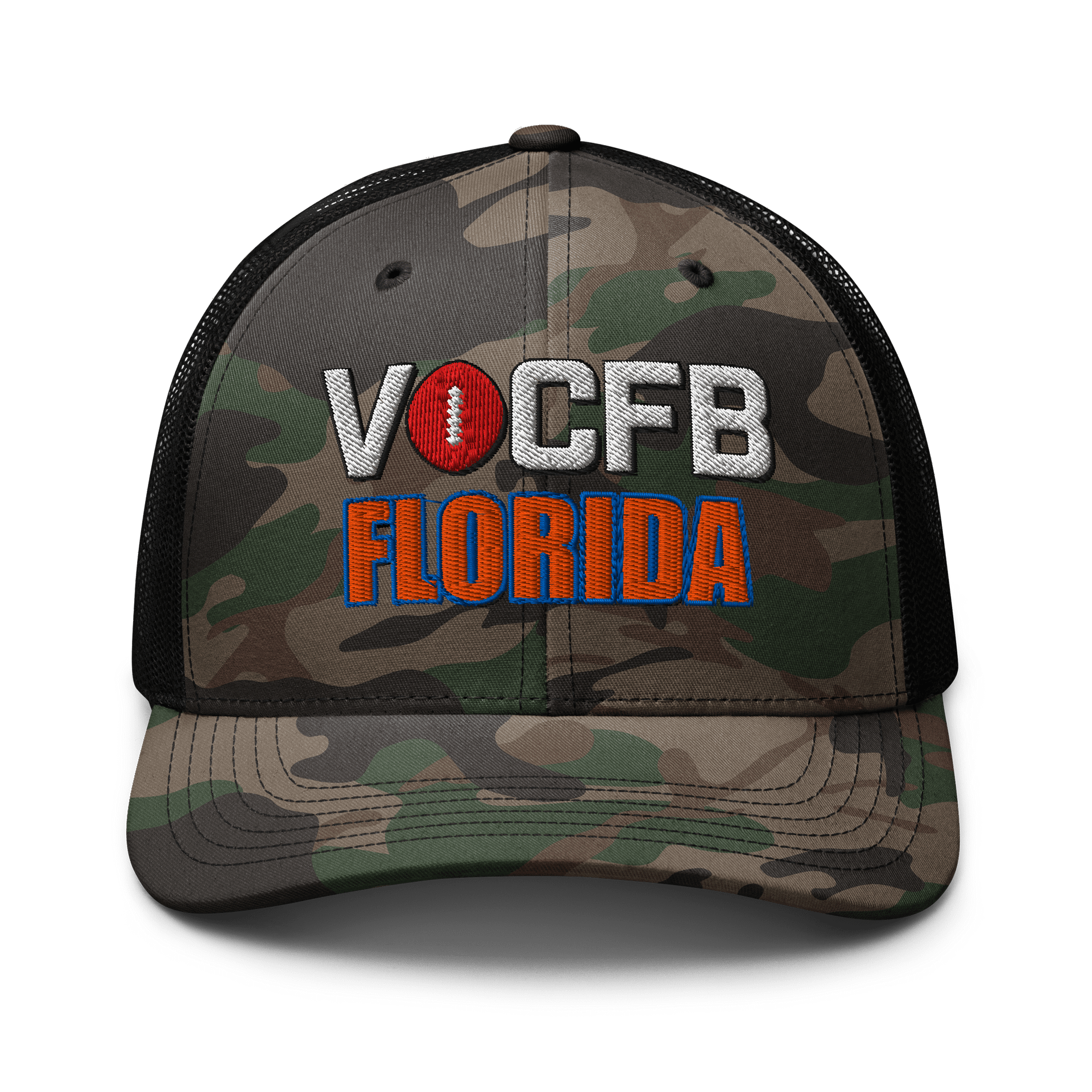 Florida VOCFB Camo Trucker Hat product image (1)