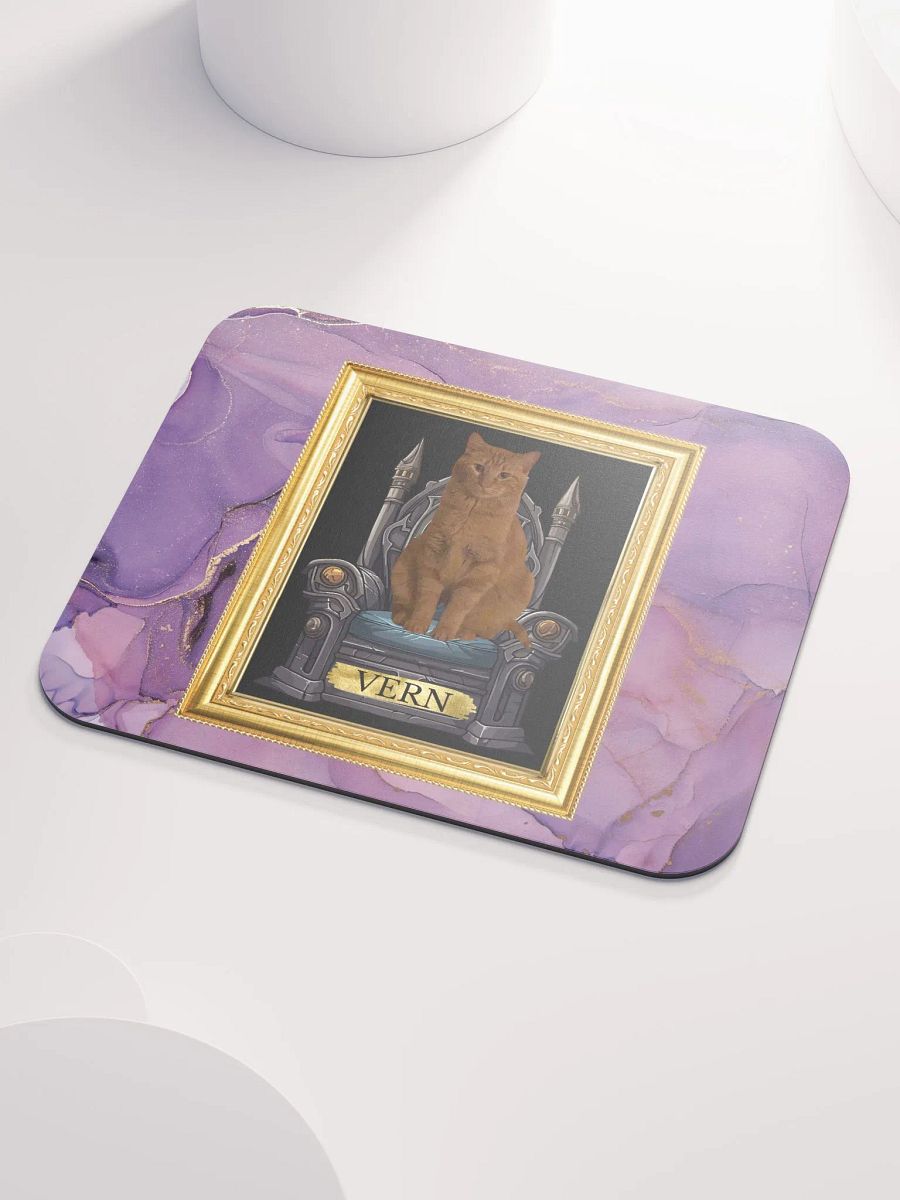 Pink Marble Vern Mousepad product image (3)