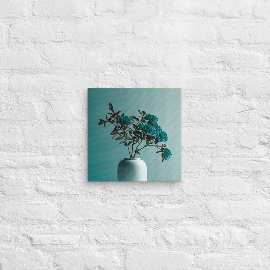 Teal Flower Wall Art #577 product image (5)