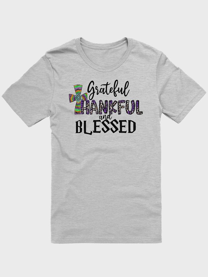 Grateful, Thankful & Blessed - Adult T-Shirt product image (2)