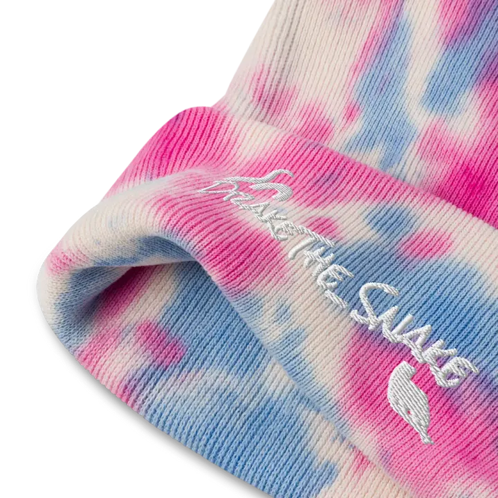 Snakey Tie Dye Beanie product image (2)