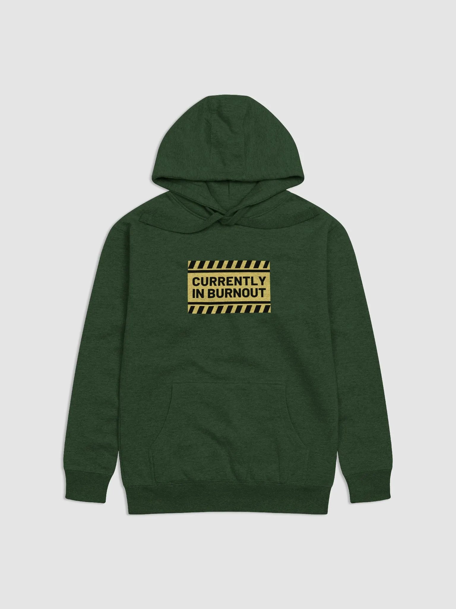 CURRENTLY IN BURNOUT printed heavyweight hoodie product image (2)