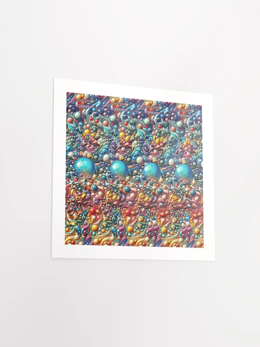 Colorful Splash - 3D Stereogram Poster product image (11)