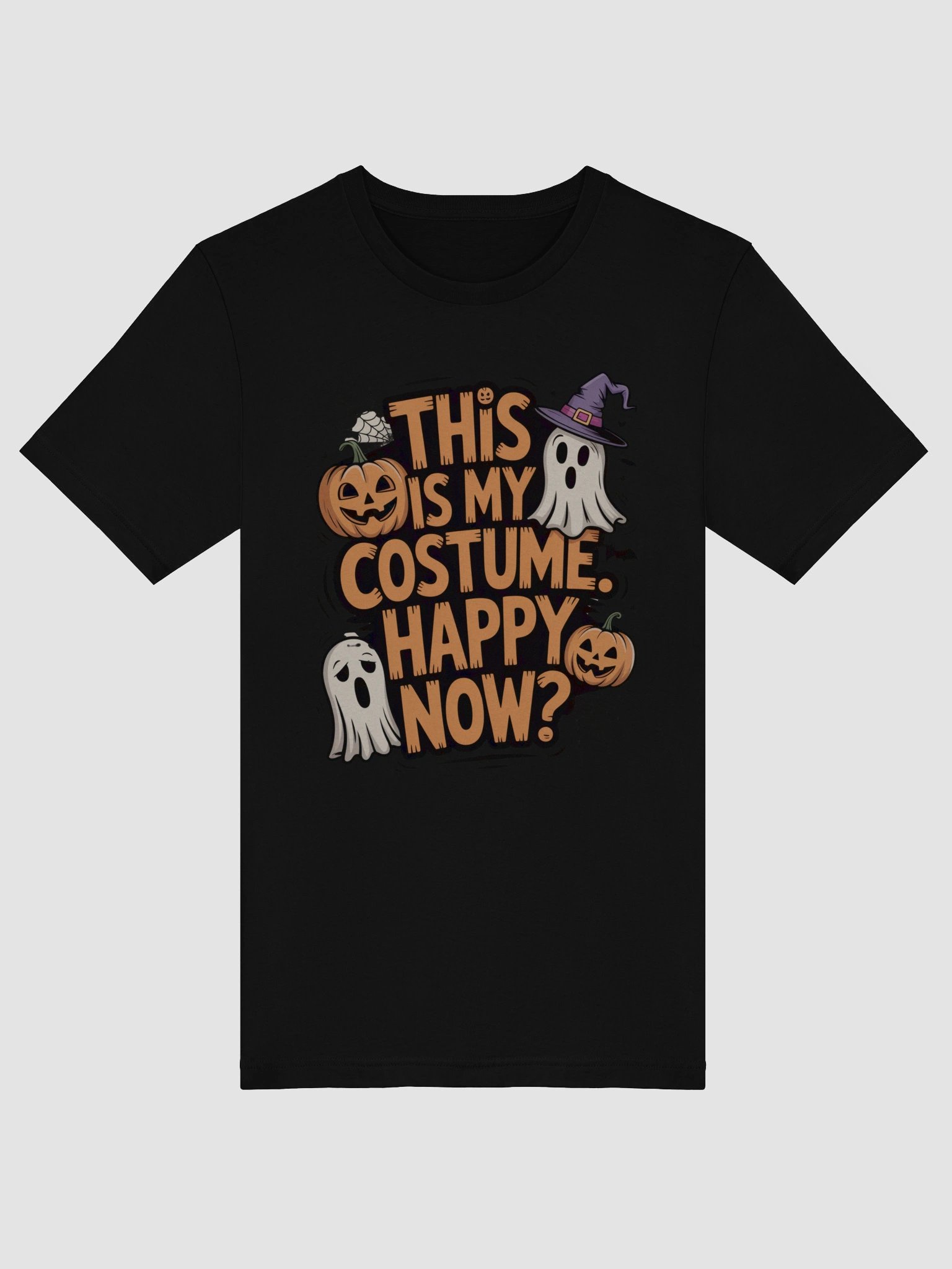 "This Is My Costume, Happy Now?" Halloween T-Shirt product image (3)