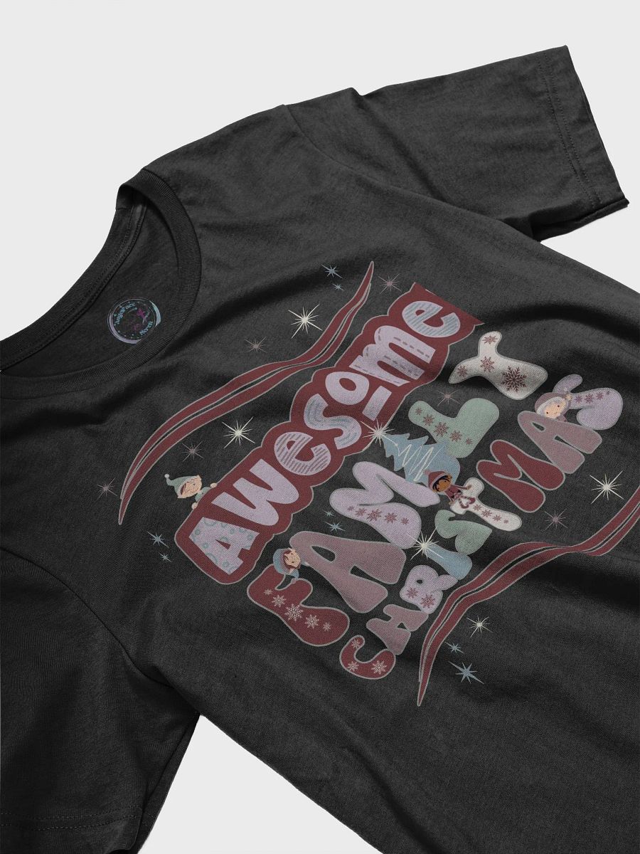 Fun Boho Awesome Family Christmas Tee product image (3)