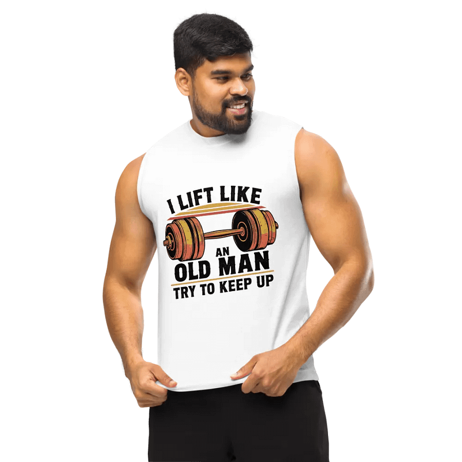 Old Man Lifting Muscle Tank product image (10)