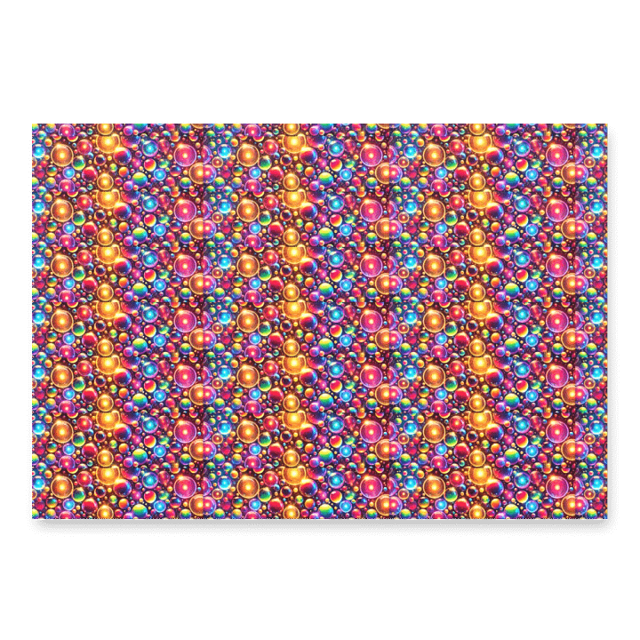 Colorful Circles Wrapping Paper Set product image (2)
