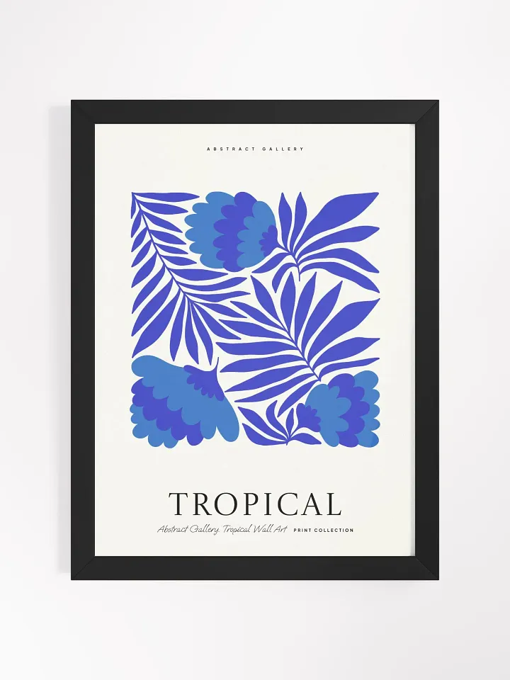 Azure Garden - Framed Poster product image (1)