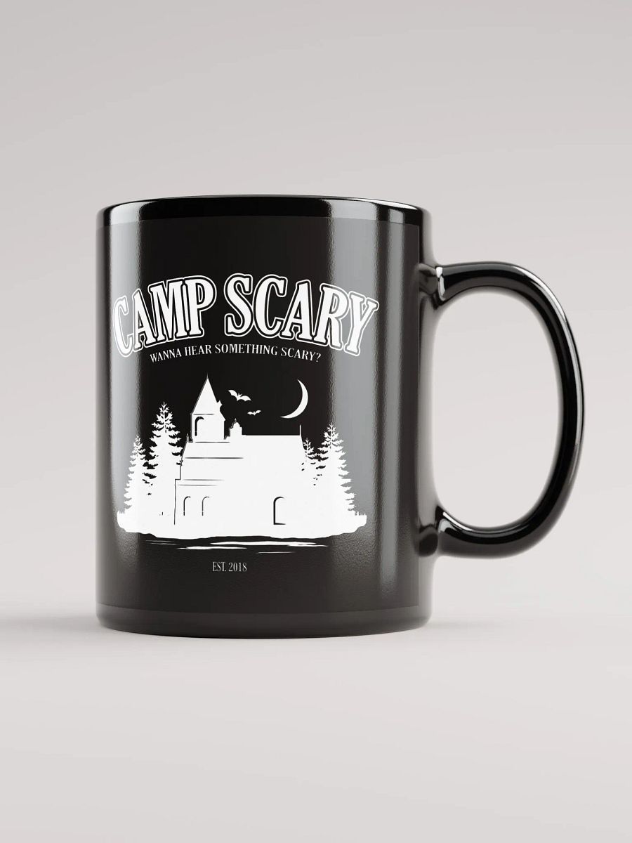 Camp Scary Black Glossy Mug product image (2)