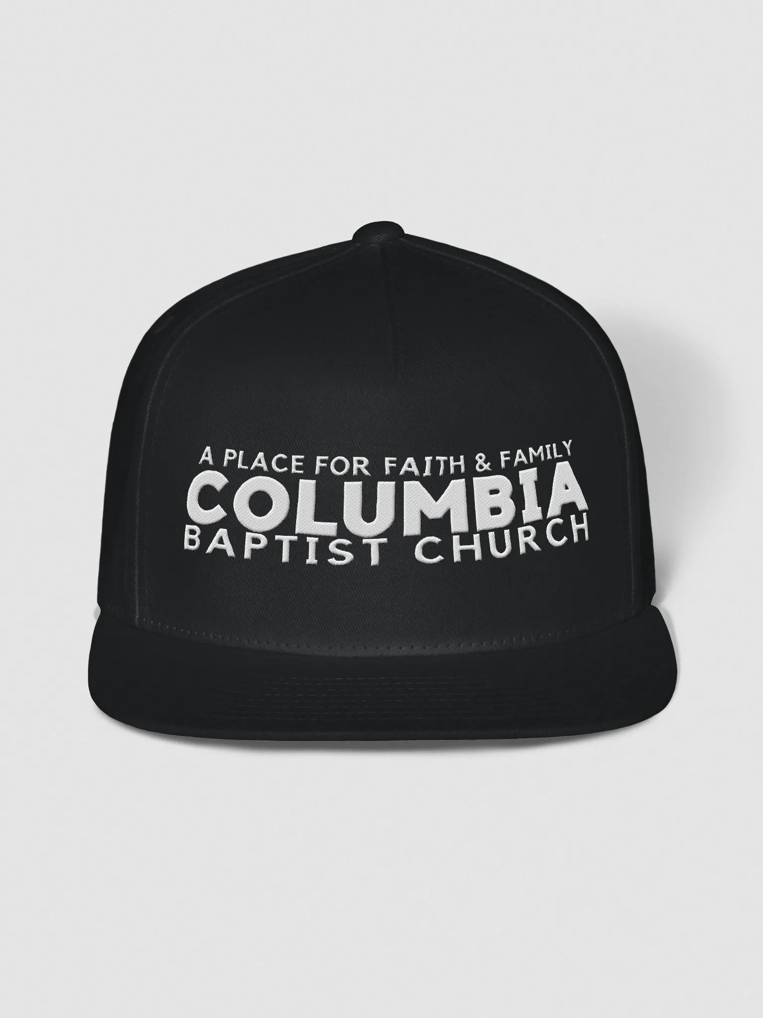 "A Place for Faith & Family" - Yupoong Flat Snapback Cap by Yupoong product image (1)