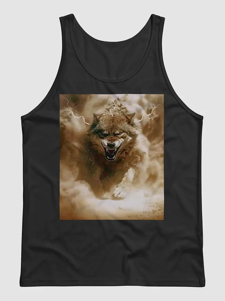 Thunderous Storm Wolf Tank Top product image (1)