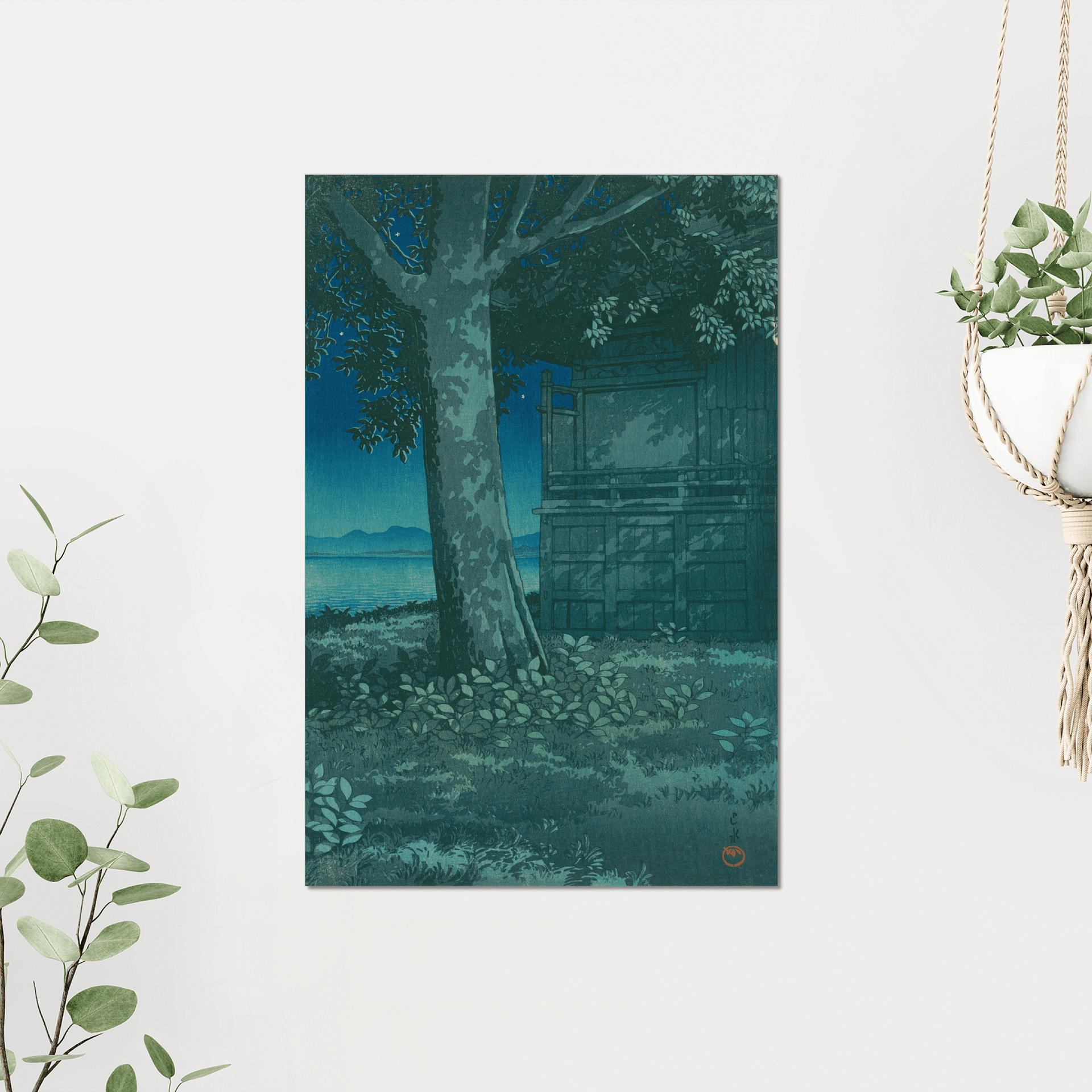 Hachirogata Lagoon in Akita district - Kawase Hasui product image (3)