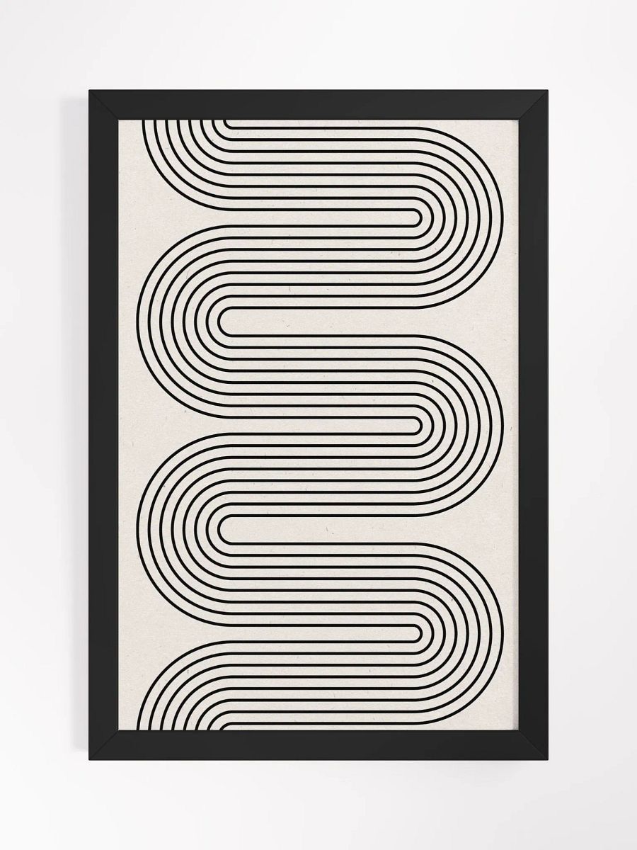 Eco-Friendly Ayous Wood Framed Poster – Sustainable and Stylish Wall Decor product image (1)