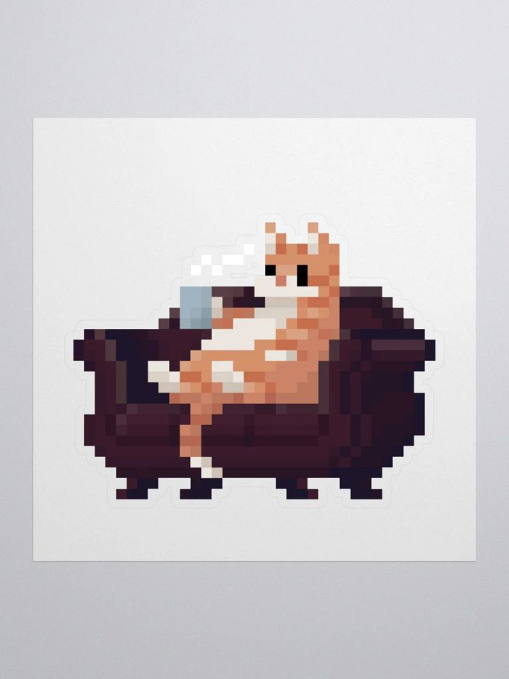 Couch Cat x Mammoth Sticker Collab 3x3 product image (1)
