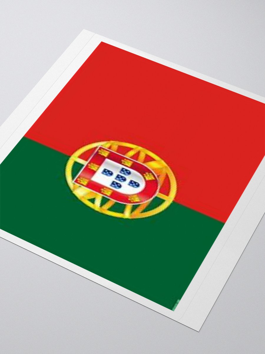 Portuguese Flag Sticker - Durable Vinyl for Indoor Use - Multiple Sizes Available product image (7)