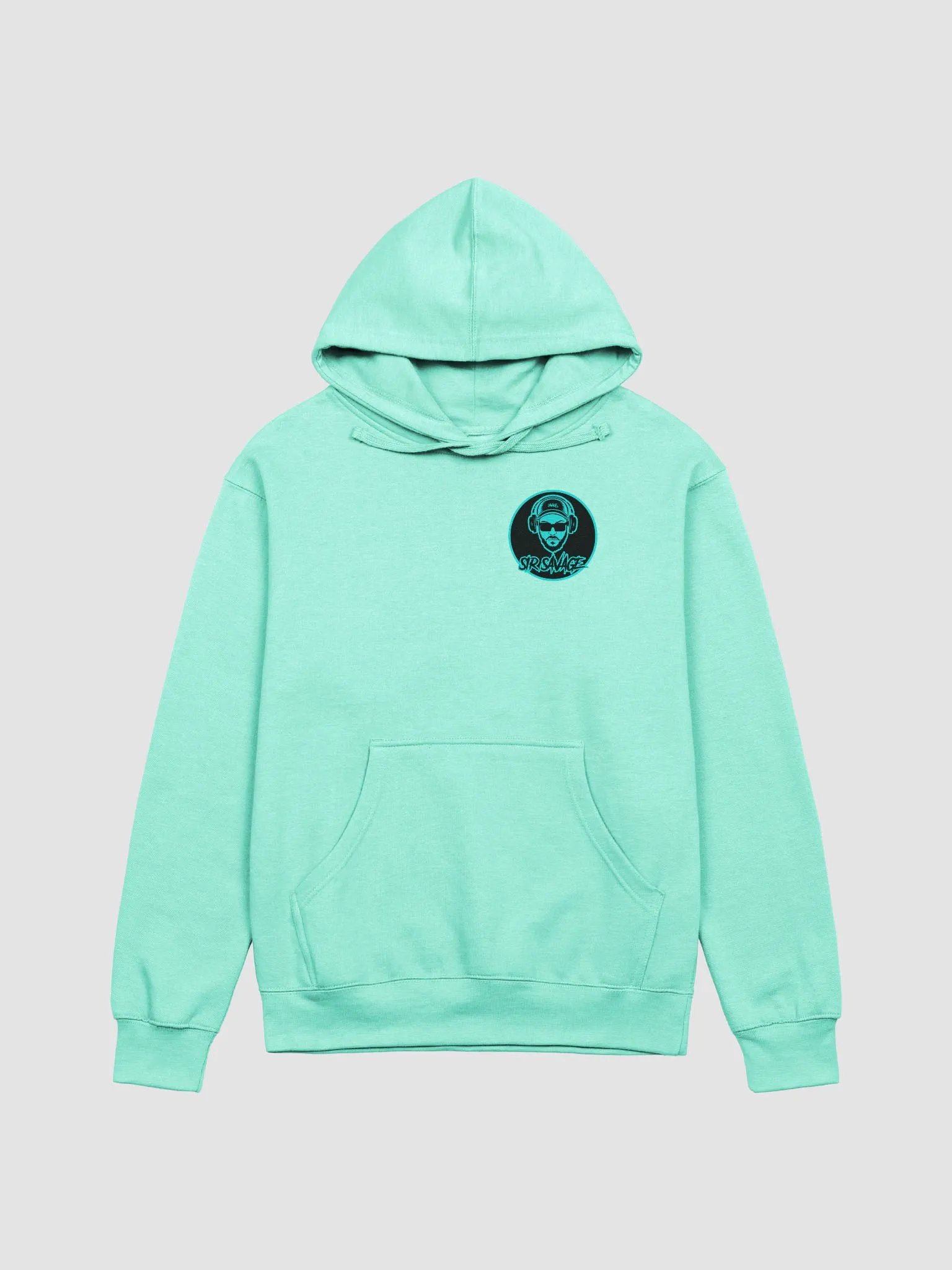 Teal Savage logo hoodie product image (4)