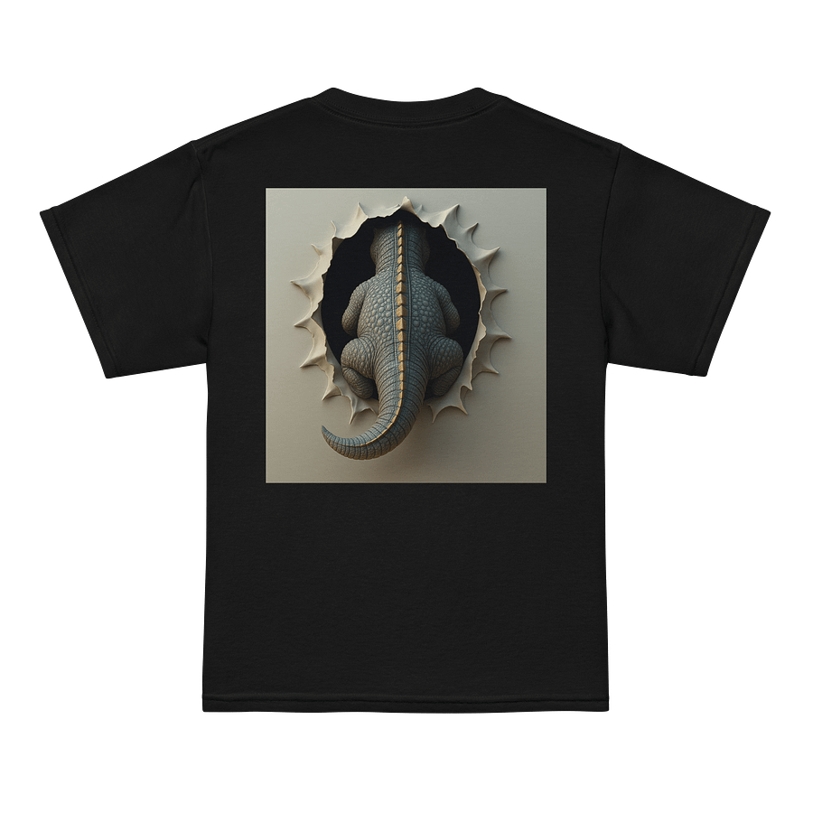 Ferocious Raptor Breakthrough – 3D Dinosaur Illusion Design product image (4)