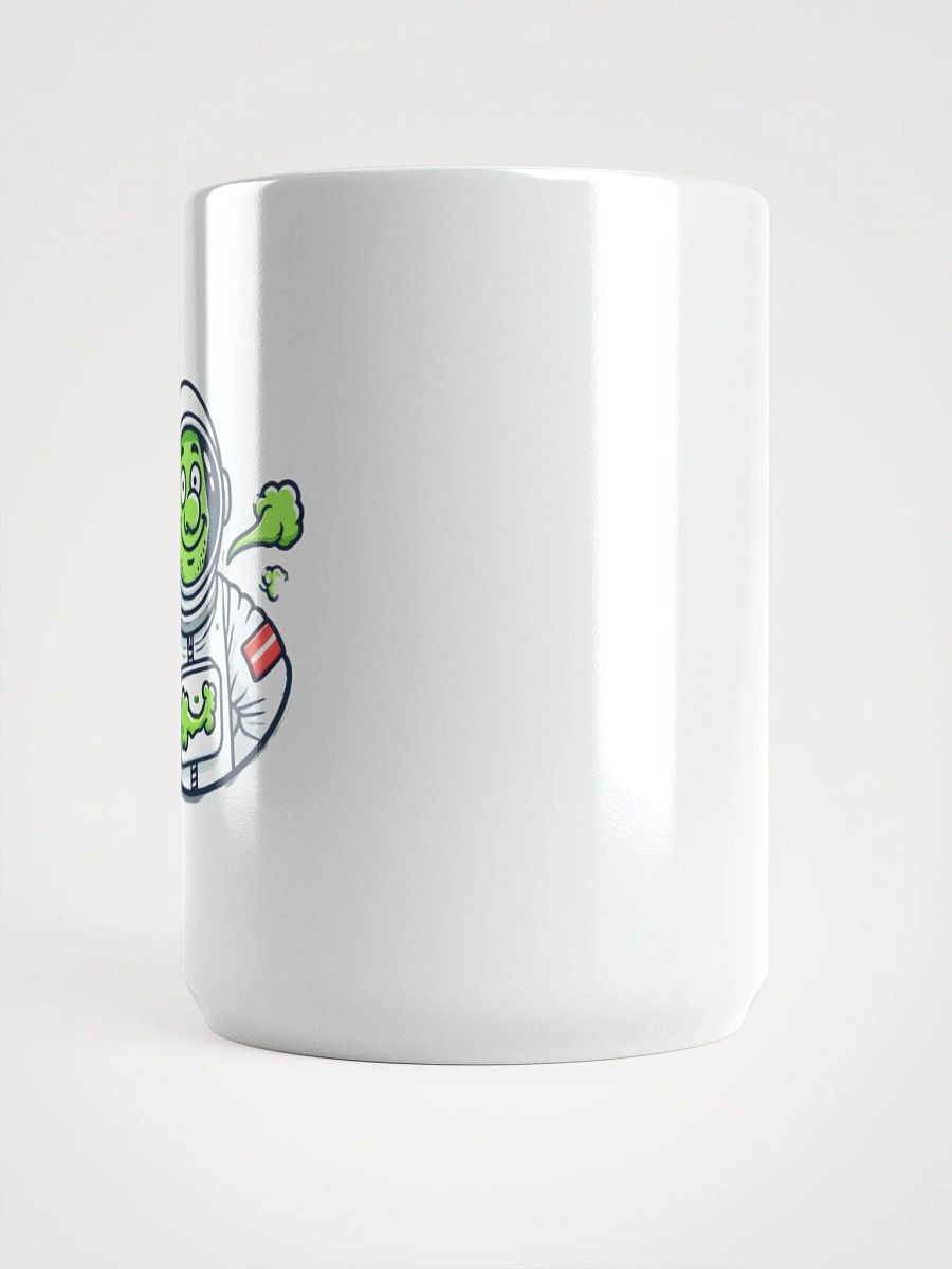Patch-Style Sickly Astronaut with a beard on a mug product image (5)