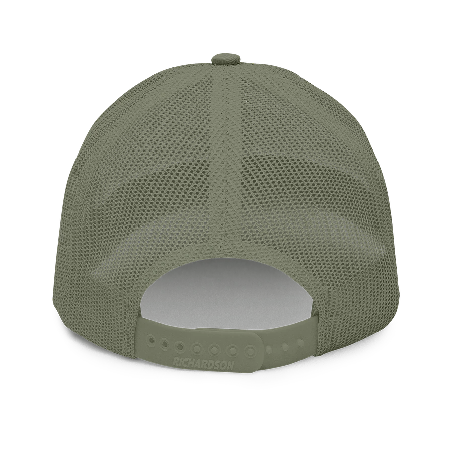 PREMIUM EMBROIDERED GREEN TRUCKER HAT product image (4)