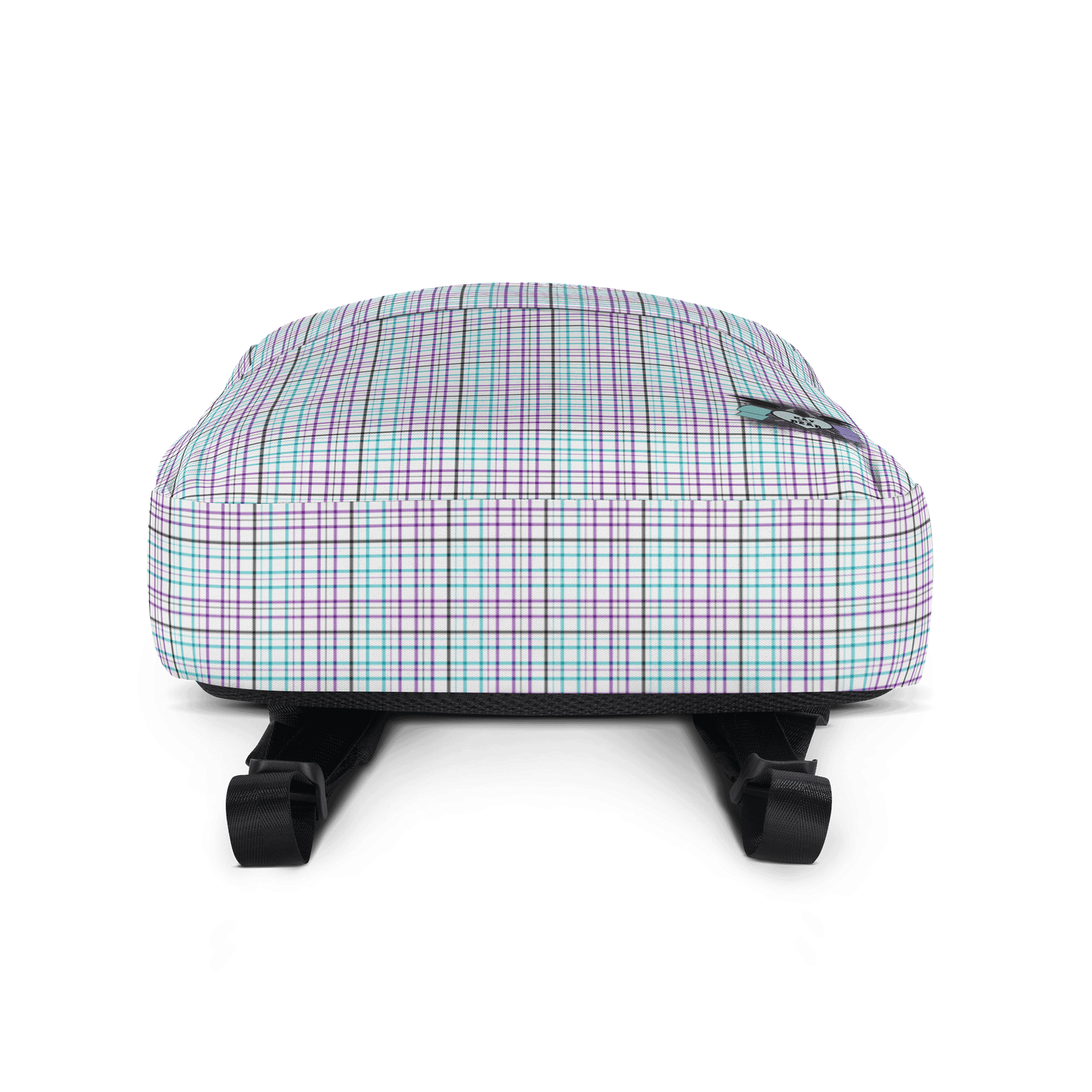 White Plaid Backpack product image (4)