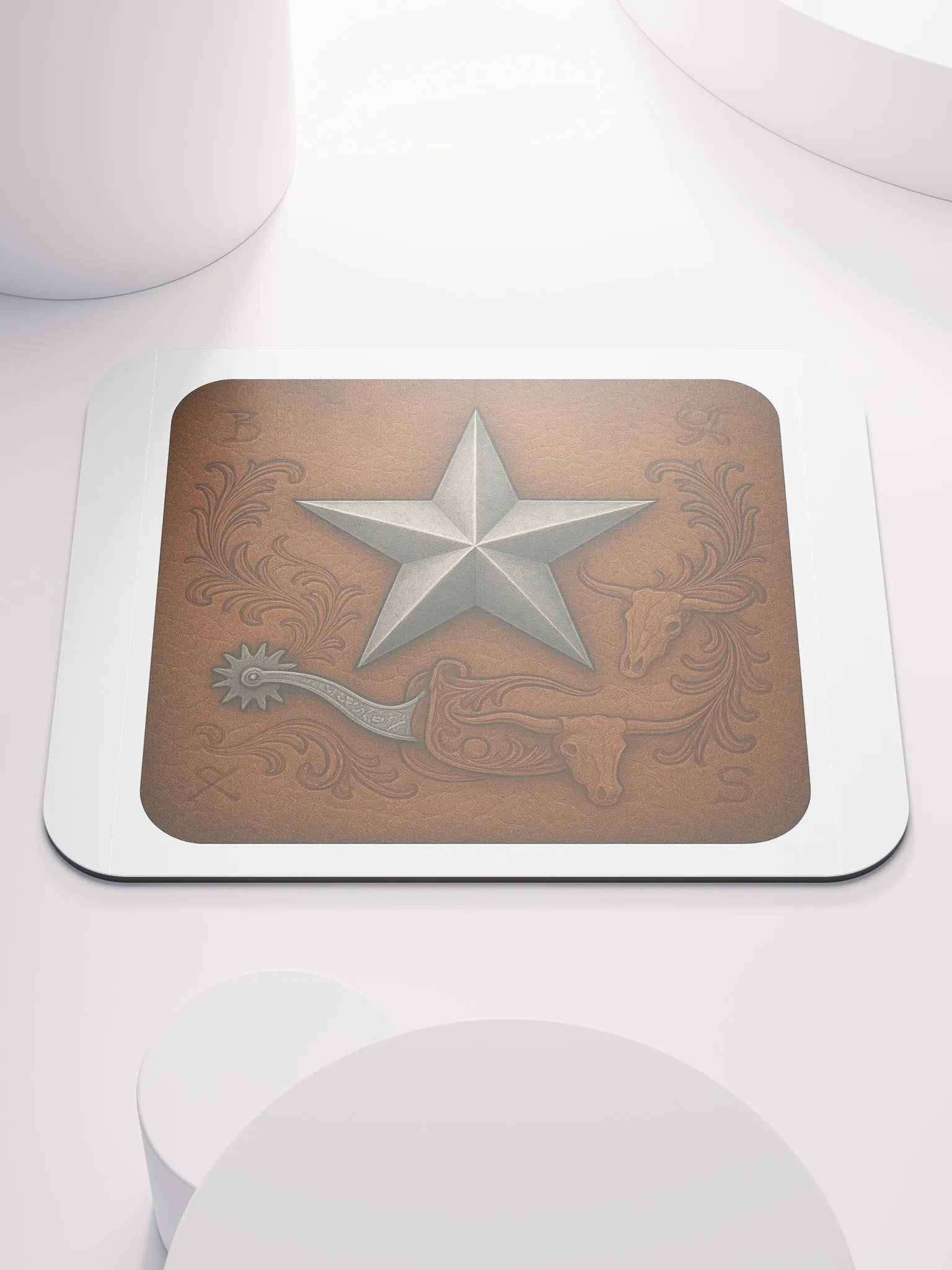 Lone Star Leather Image Mouse Pad product image (1)