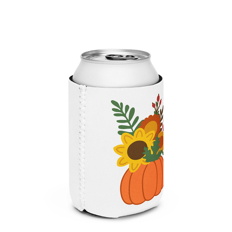 Floral Pumpkin Can Cooler product image (2)