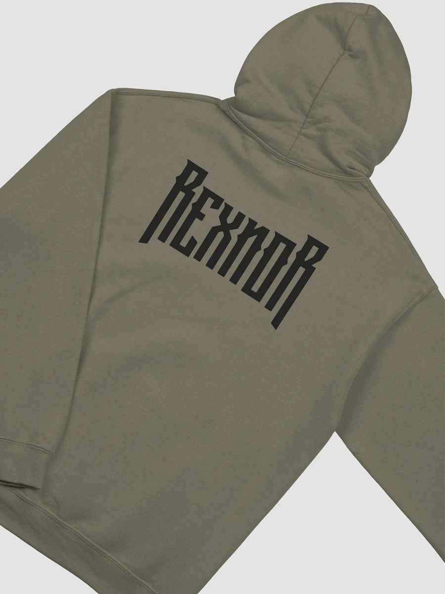 REXNOR Hoodie (Black Logo + Text Upper Back) product image (6)