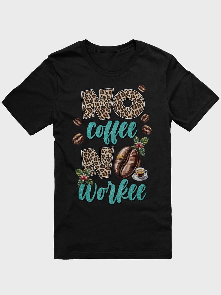 Leopard Print Coffee Lover T-Shirt product image (1)