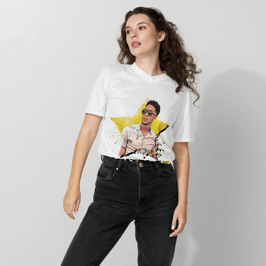 Digi Jersey All Over V neck Shirt (UNISEX) product image (8)