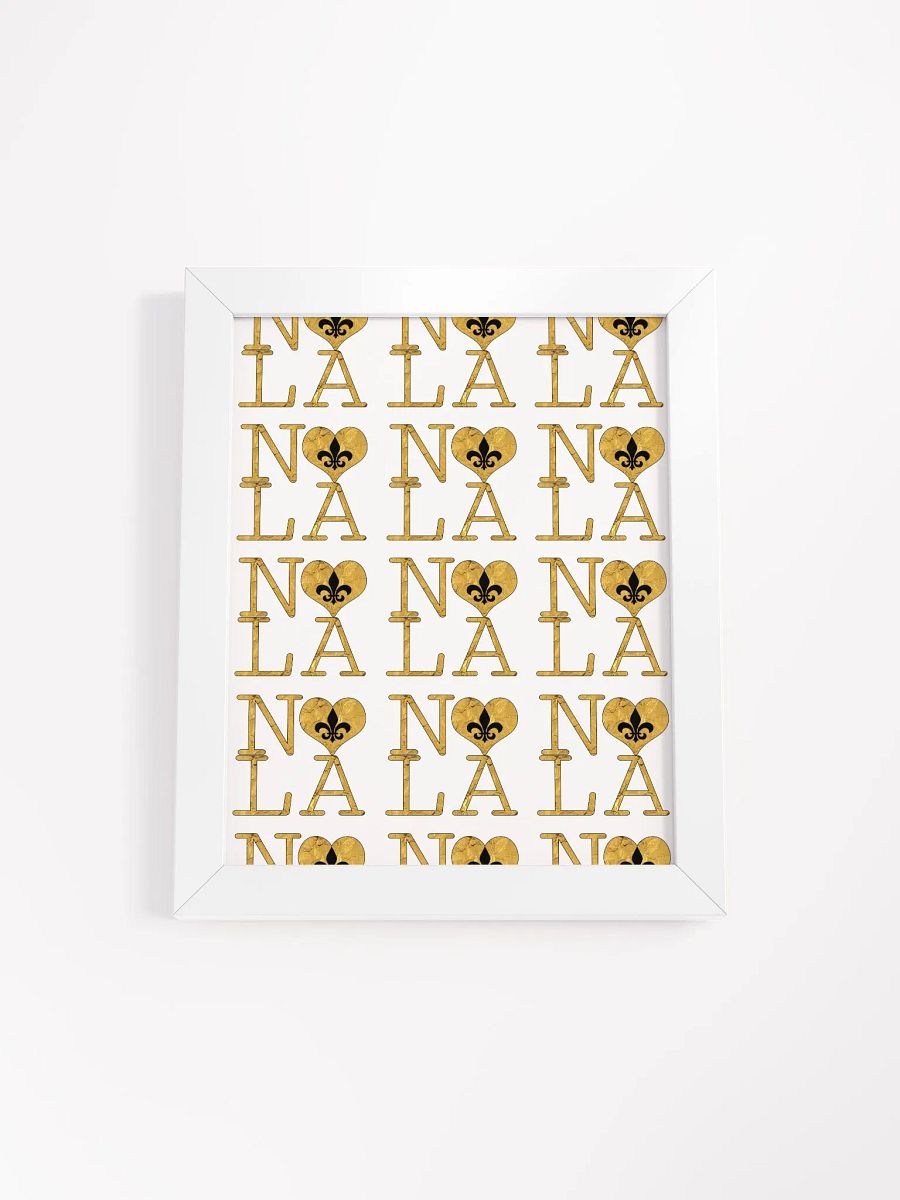 I LOVE NOLA **LEGACY POSTER** (GOLD WRAP FULL INFINITY WALL) product image (1)