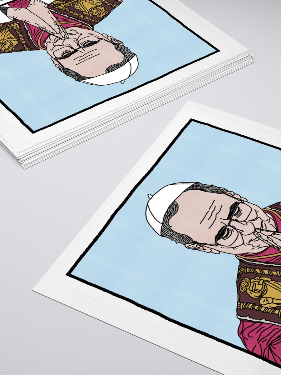 Woke Pope Sticker product image (4)