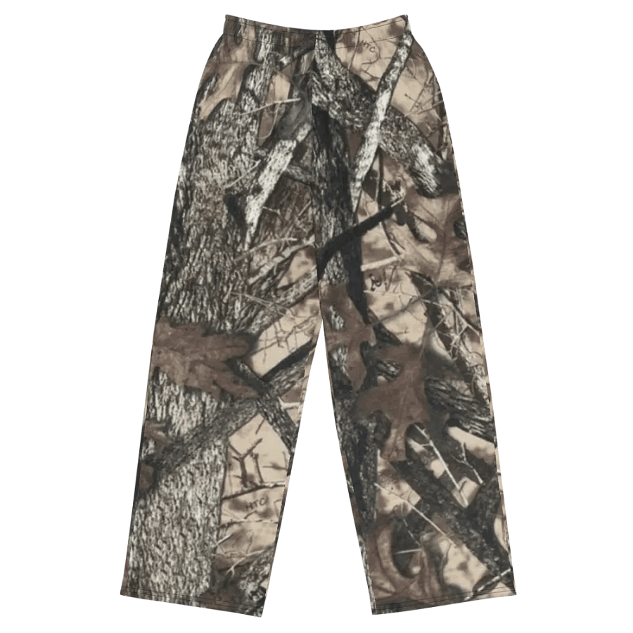 Forest Camo Unisex Wide-Leg Pants product image (1)