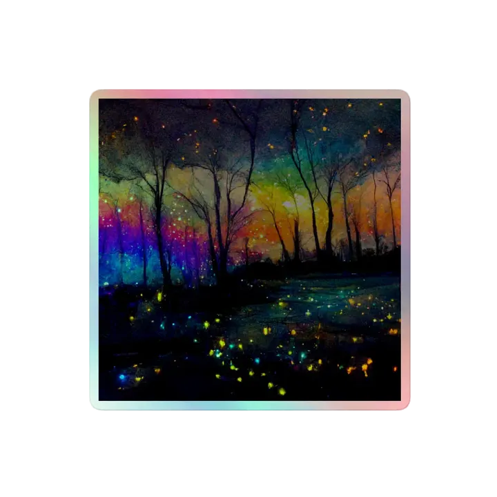 Enchanted Forest Holographic Sticker Sheet product image (2)