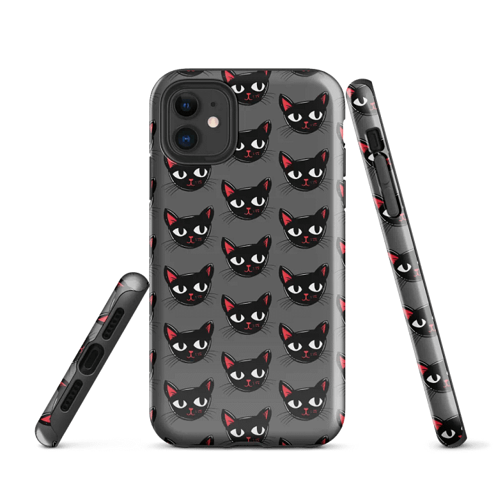 Sweet & Stylish Black Cat iPhone Case product image (1)