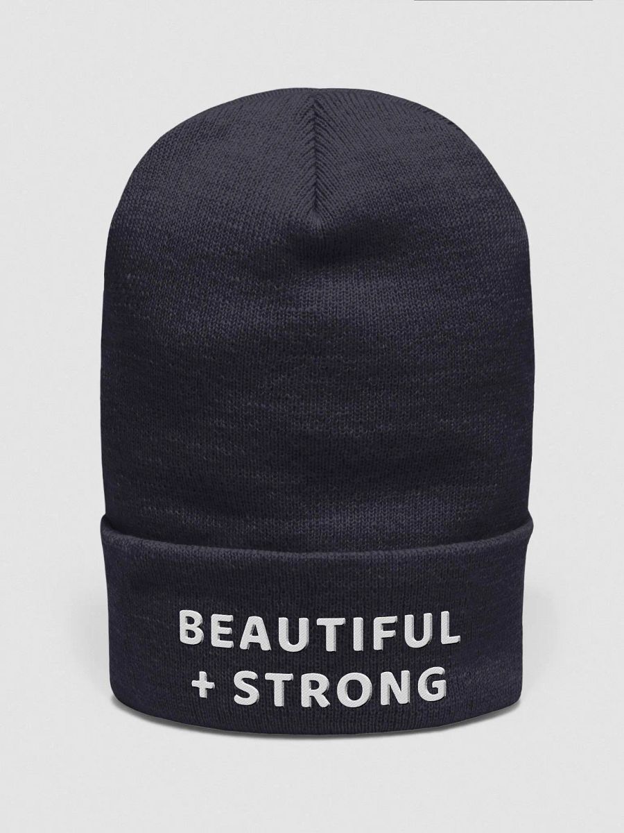 BEAUTIFUL AND STRONG Beanie product image (2)