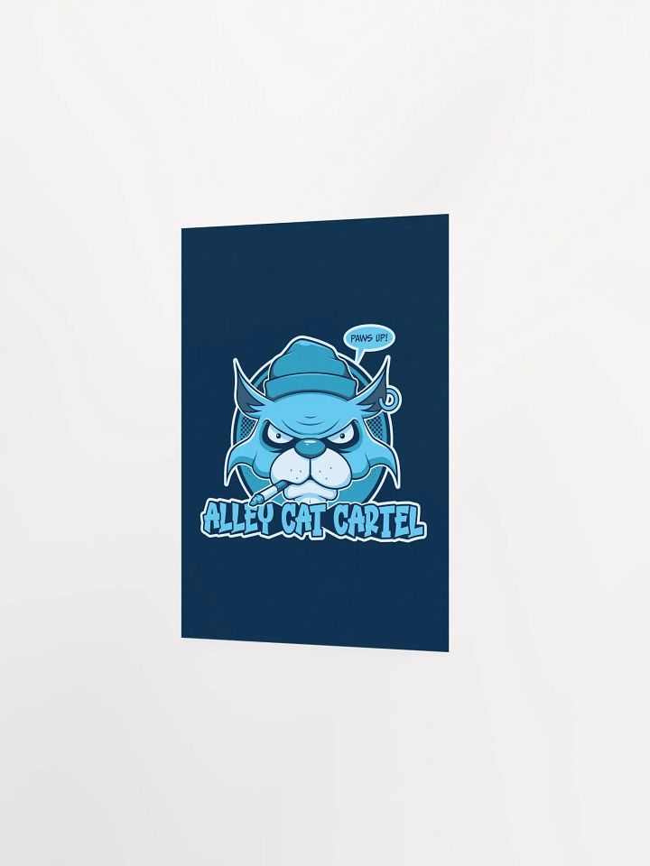 Alley Cat Cartel Poster – Funny Retro Cat Lover Wall Art product image (19)