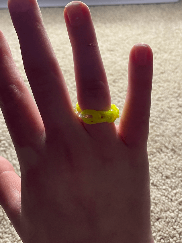 Yellow Loom Ring! product image (3)