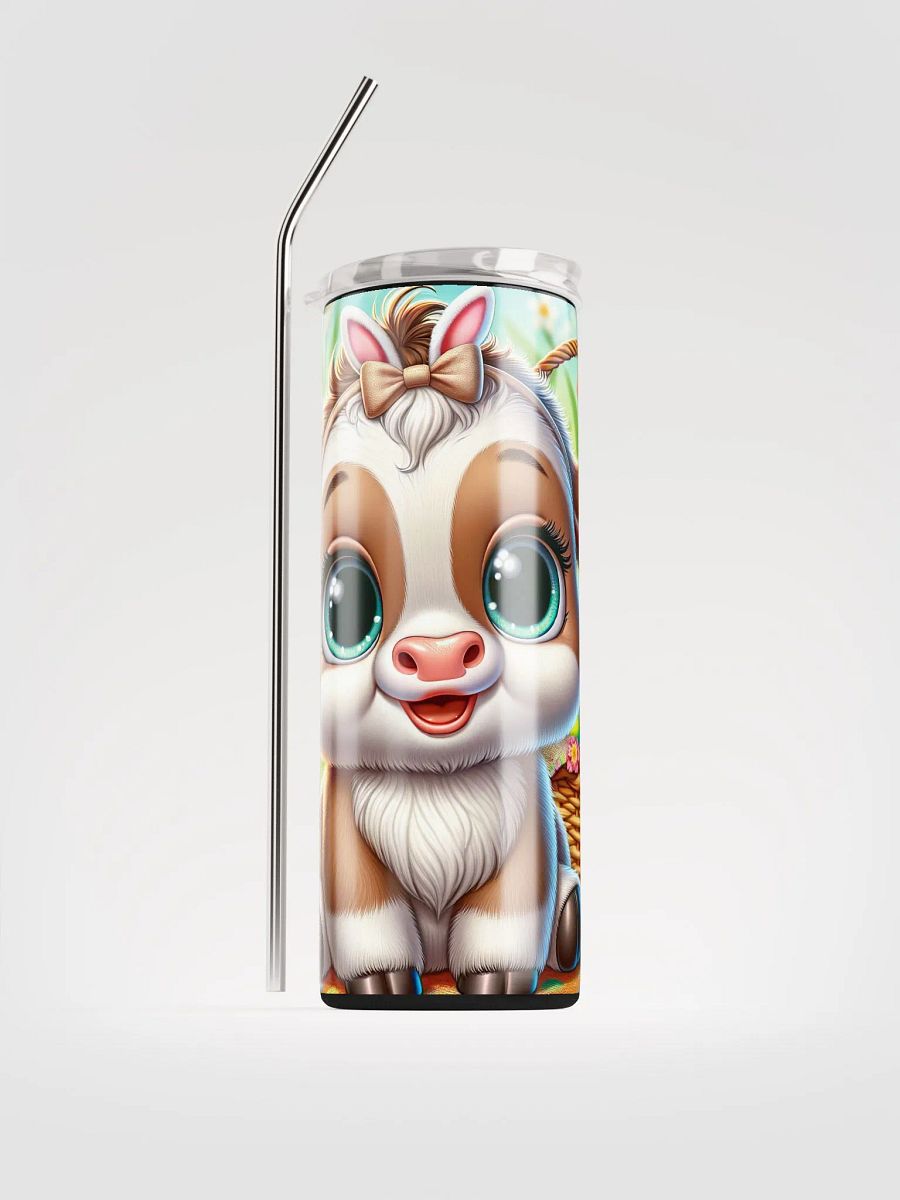 Easter Cow Stainless Steel Tumbler product image (1)
