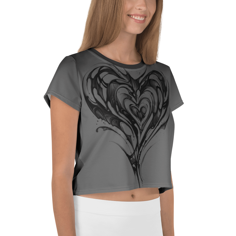Melting heart All-Over Crop Tee product image (4)