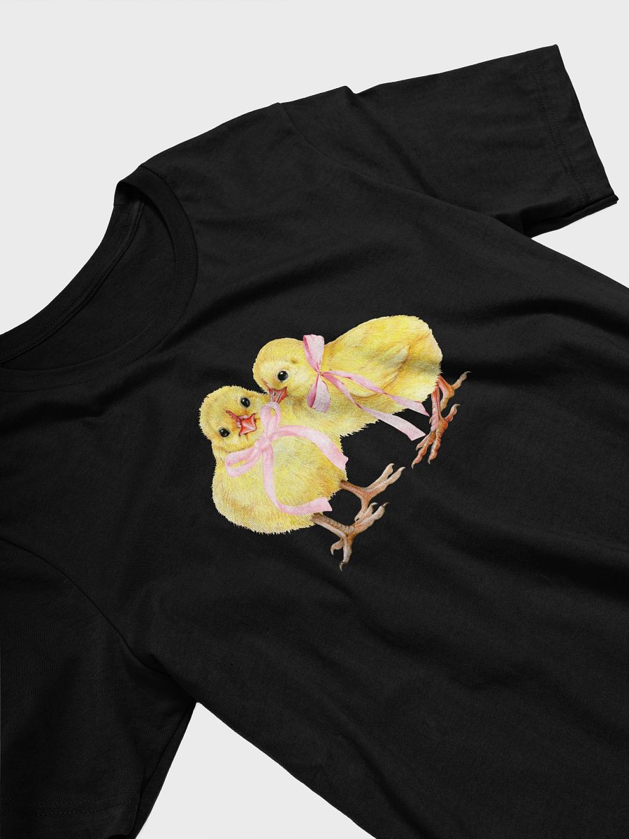 Baby Chickens With Bows Short Sleeve Unisex T-Shirt product image (25)