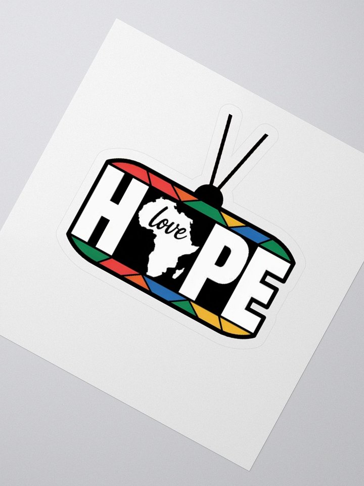 Hope Love Africa African Art Pattern Sticker product image (2)