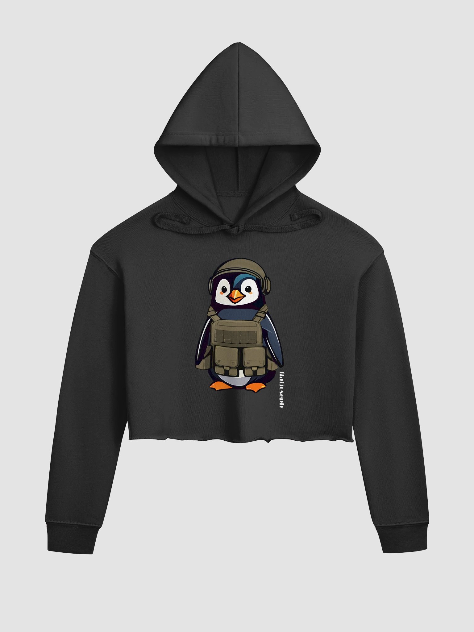 tactical Penguin Military Crop Hoodie product image (1)