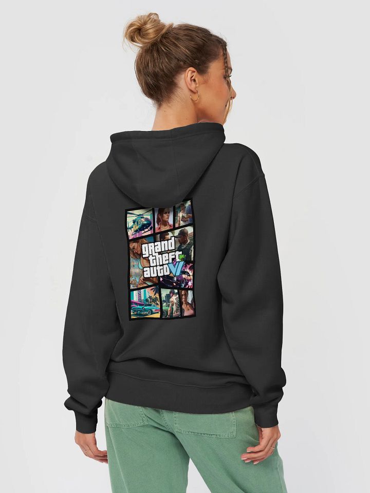 GTA VI Premium Unisex Pullover Hoodie [Backside Print] product image (1)